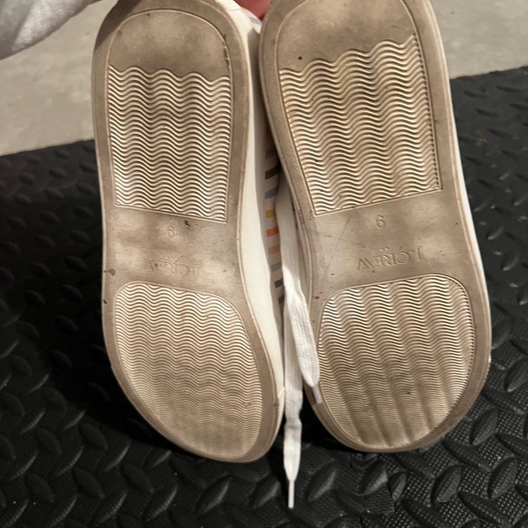 Colorful Rainbow J. Crew Tennis Sneaker 9 - Picture 2 of 4